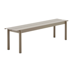Linear Steel Bench, 2 kokoa