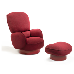 Yori-Kiri Armchair + ottoman, verhoilu Terso