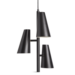 Cono pendant w/ 3 shades