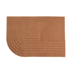 Relevo Rug, Burned Orange, 2 kokoa