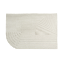 Relevo Rug, Off White, 2 kokoa