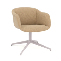 Fiber Soft Armchair Swivel Base, Ecriture