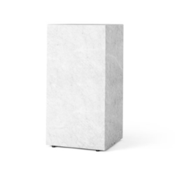 Plinth Table Tall, Carrara