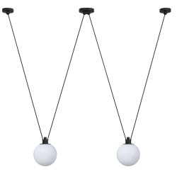 Les Acrobates de Gras N° 324, opaalilasi 17,5 cm