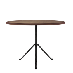 Officina Round Tables Walnut, 4 kokoa