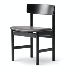 Mogensen 3236 Chair, musta/musta nahka
