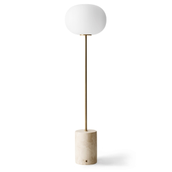 JWDA Floor Lamp, Travertiini & Messinki