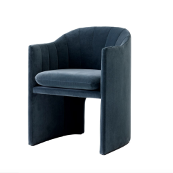 Loafer Dining Chair SC24, Velvet