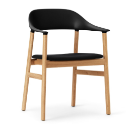 Herit Armchair, tammi, 5 nahkaverhoiluväriä