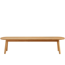 Triangle Leg Bench, öljytty tammi, 2 kokoa