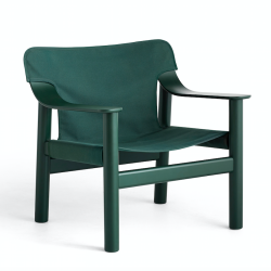 Bernard Lounge Chair, vihreä runko, 2 verhoiluvaihtoehtoa