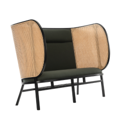 Hideout Loveseat, musta runko