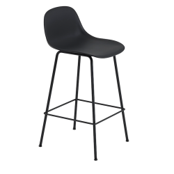 Fiber Counter stool, Tube Base W/Back, 3 väriä