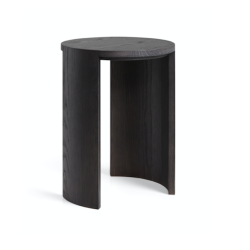 Airisto Side Table, Stool, Black