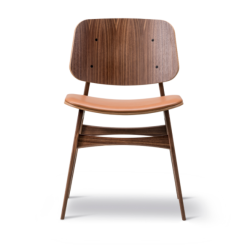 Søborg Chair, pähkinä + verhoiltu istuin