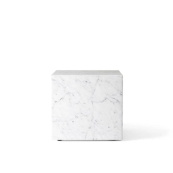 Plinth Table Cubic, Carrara
