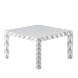 Quaderna 2600, ruokapöytä