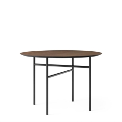 Snaregade Round Table, tumma tammi, 2 kokoa